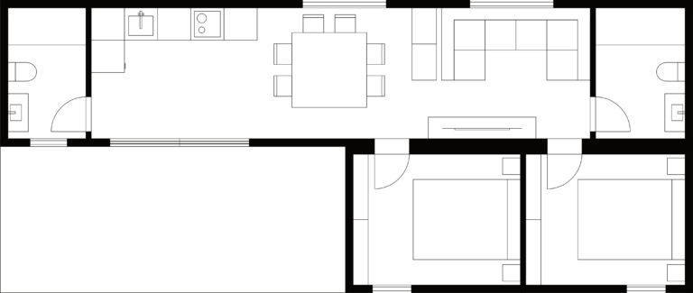 plano de casa contenedor